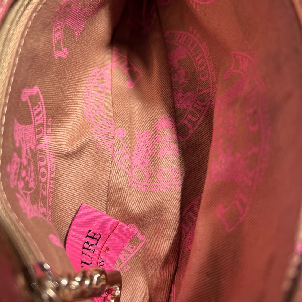 Vintage Iconic Y2K Juicy Couture Velour Baguette Little Bag Purse - Picture 7 of 11